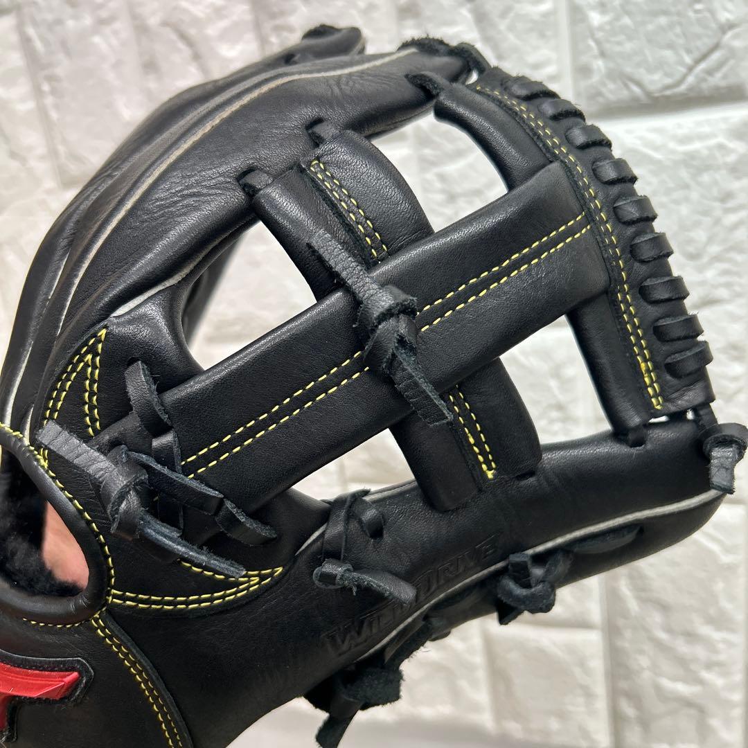 【美品】野球 グローブ 軟式 少年野球 ミズノ 内野手 外野手 ウィズドライブ