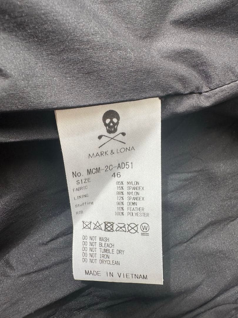 新品未使用品・MARK & LONA メンズ ダウンベスト46