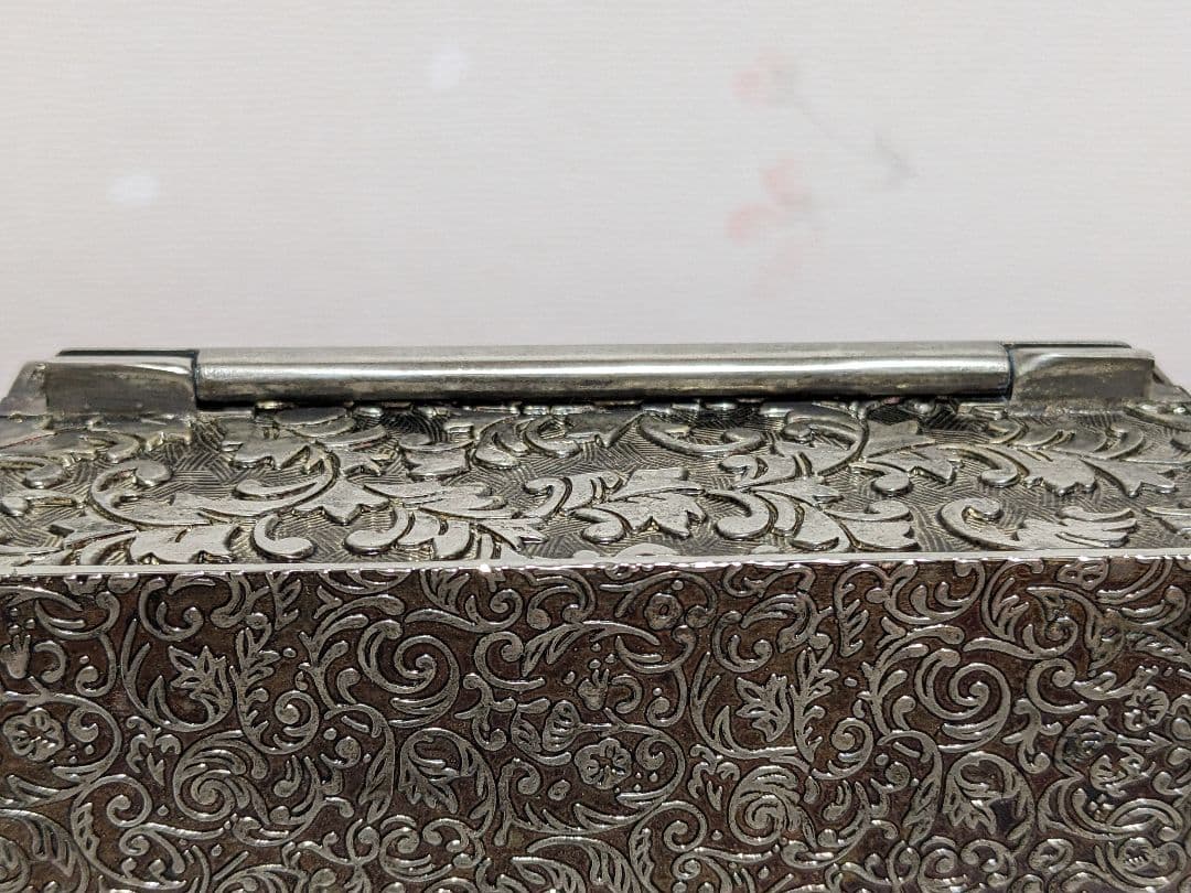 ♦イギリス ヴィンテージ 宝石箱 ジュエリーボックス アクセサリーケース 骨董品