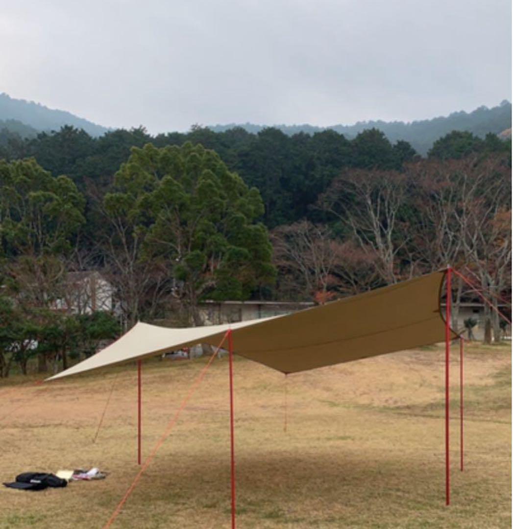 FIELDOOR大型TCタープ、ガイロープ付