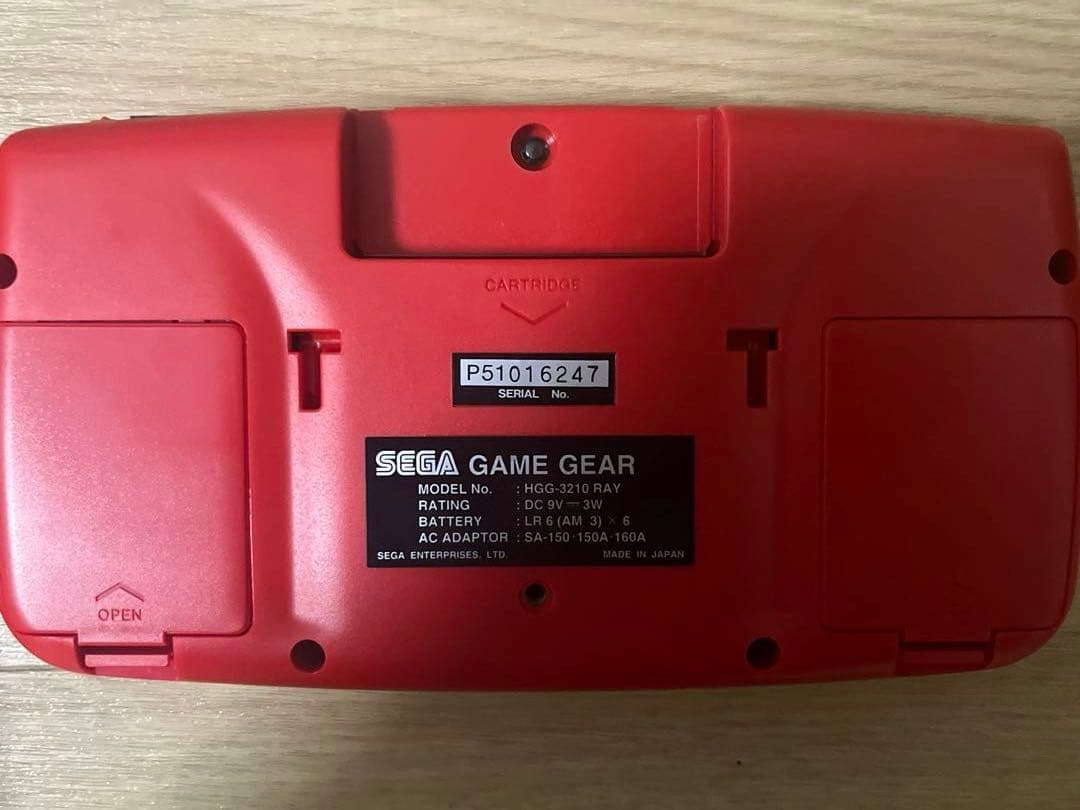 【完品】SEGA GAME GEAR レイアース レッド