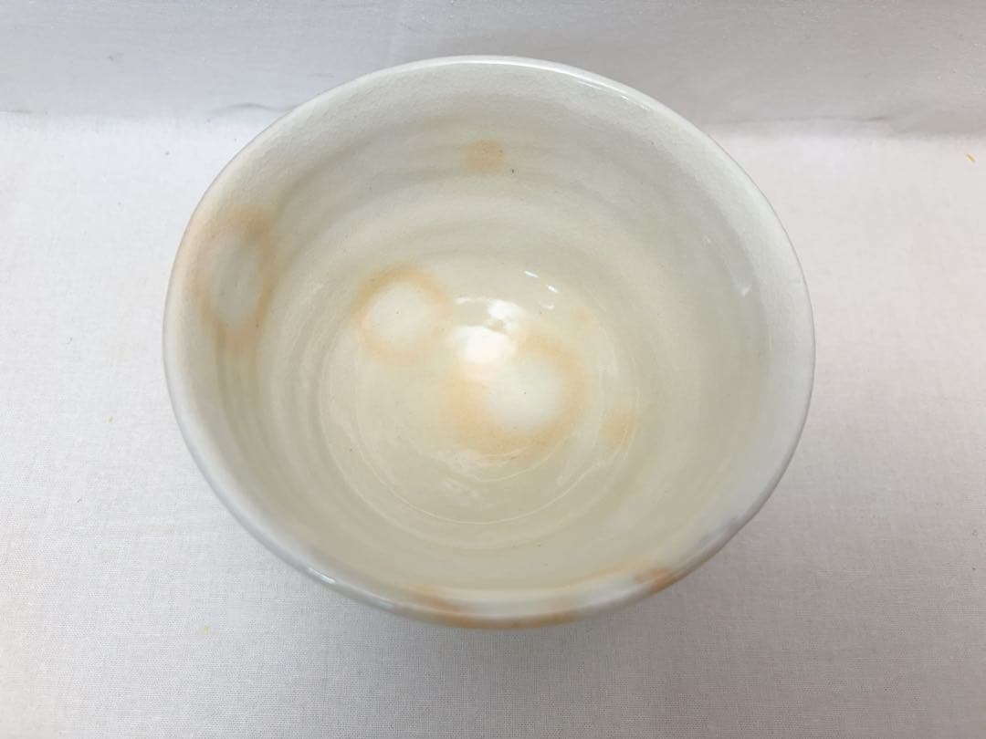 未使用 茶道具 清和窯 粉引 数茶碗 十客組 陶印 茶器 茶事 共布 共箱