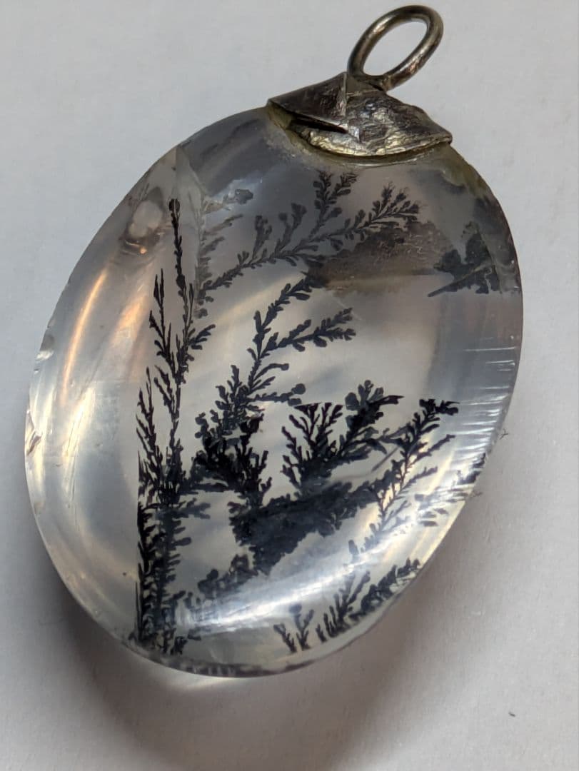 デンドリティッククォーツ 　ペンダントトップ　ビンテージ　デンドライト