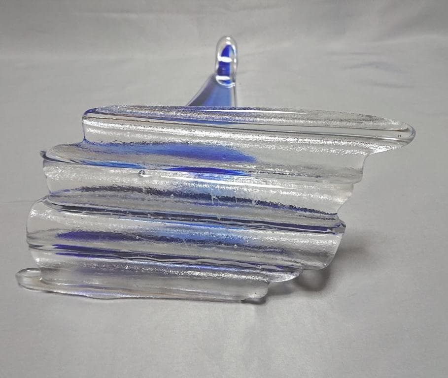 名家蔵出　作家伊藤絹子　オブジェ　「山水」　在銘　1989年　工芸展出品作