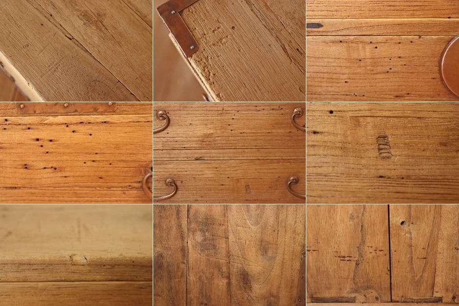 レトロ 時代箪笥 小振り 桐たんす タンス 収納 引き出し 抽斗 6杯 古家具