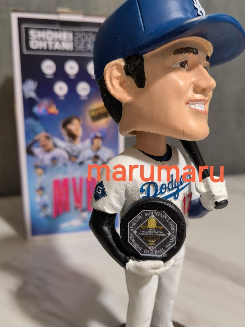 [本物]4月2日 4/2来場者限定 大谷翔平 2024 MVP ボブルヘッド ②