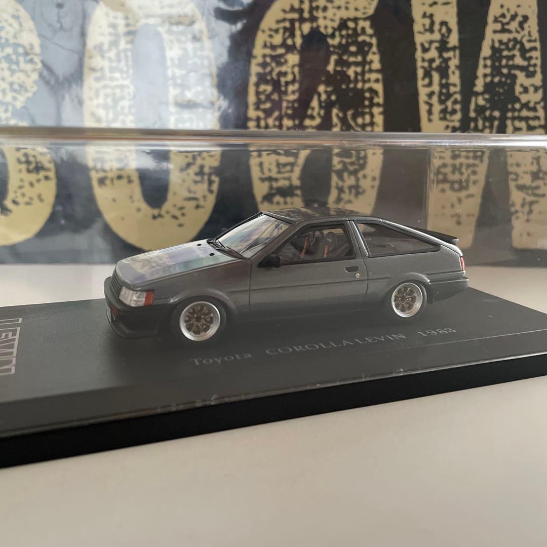 RESIN MODEL 1/43 AE86 レビン　スポーツカスタム仕様