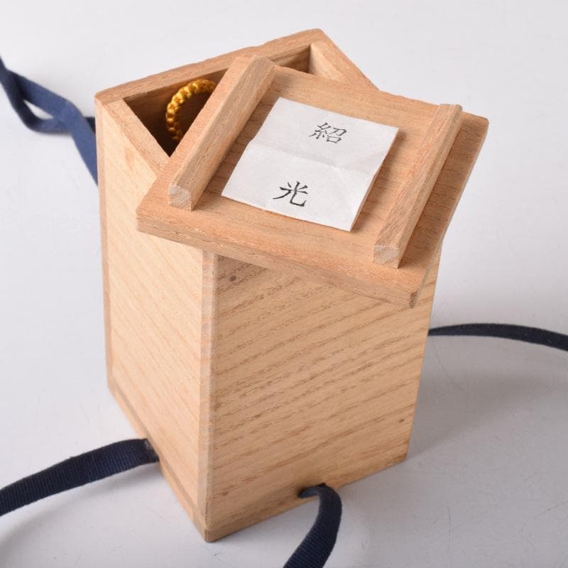 茶道具　平安　笹田有祥作　摸　六祖　茶入　仕覆付　共箱　V　7870