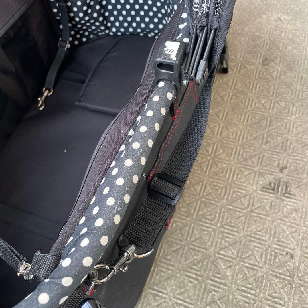 天使のカート シャンアンジェ クラシックデニム Sサイズ　ドット柄　カート付き