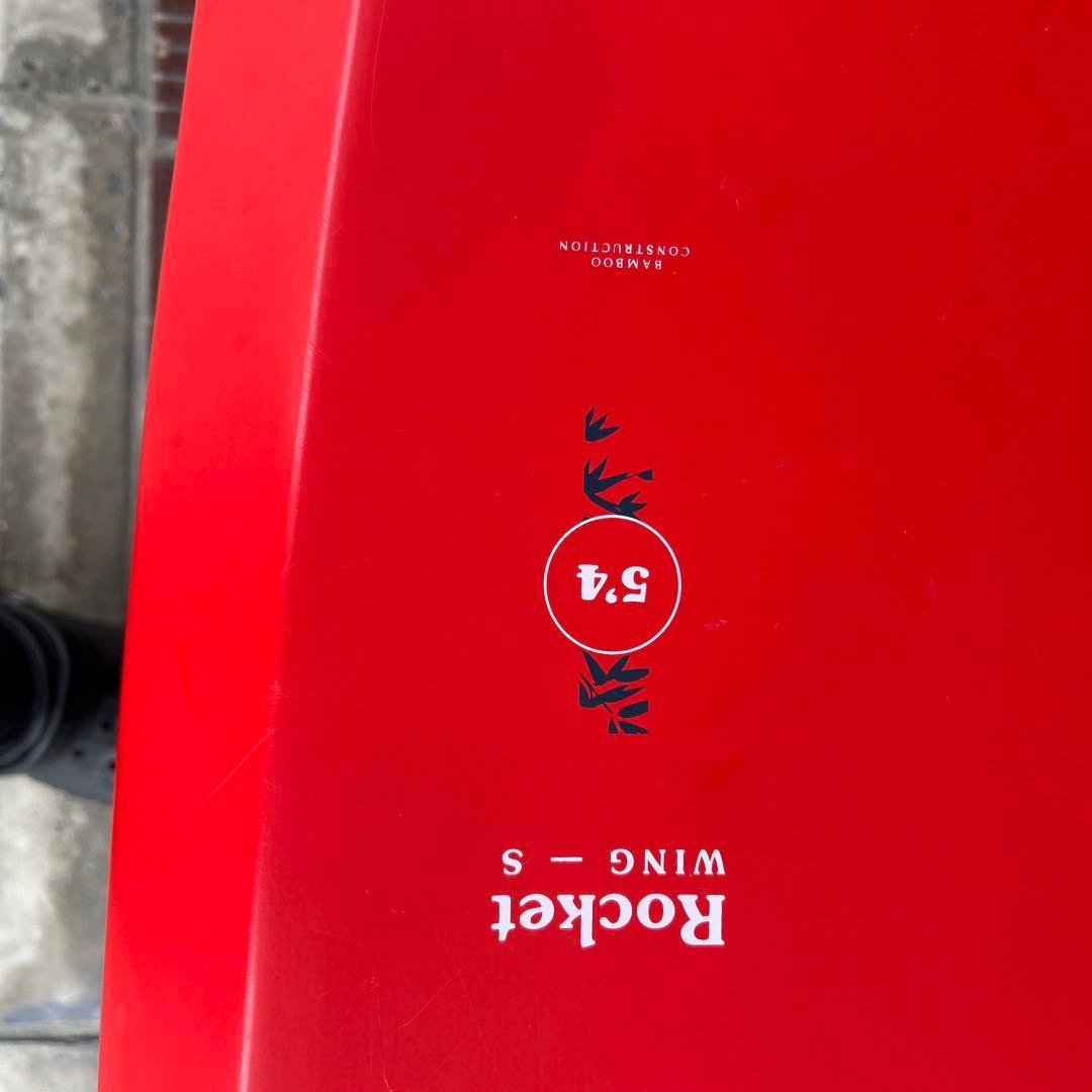 Rocket Wing-S 5'4 レッドファンボード