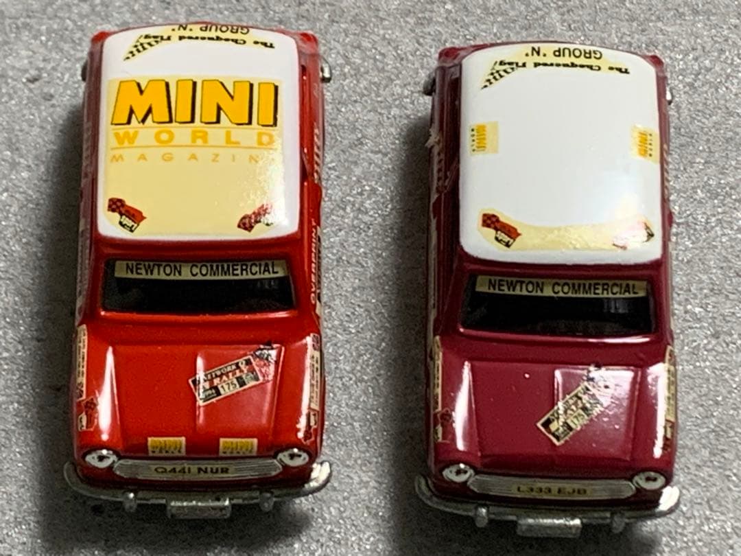 トミカ ミニクーパー トラフィック モンテカルロラリーカー ゼッケン175番 朱