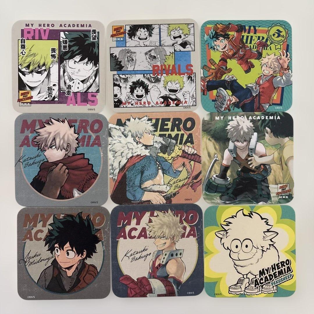僕のヒーローアカデミア アートコースター rivals コンプリートセット