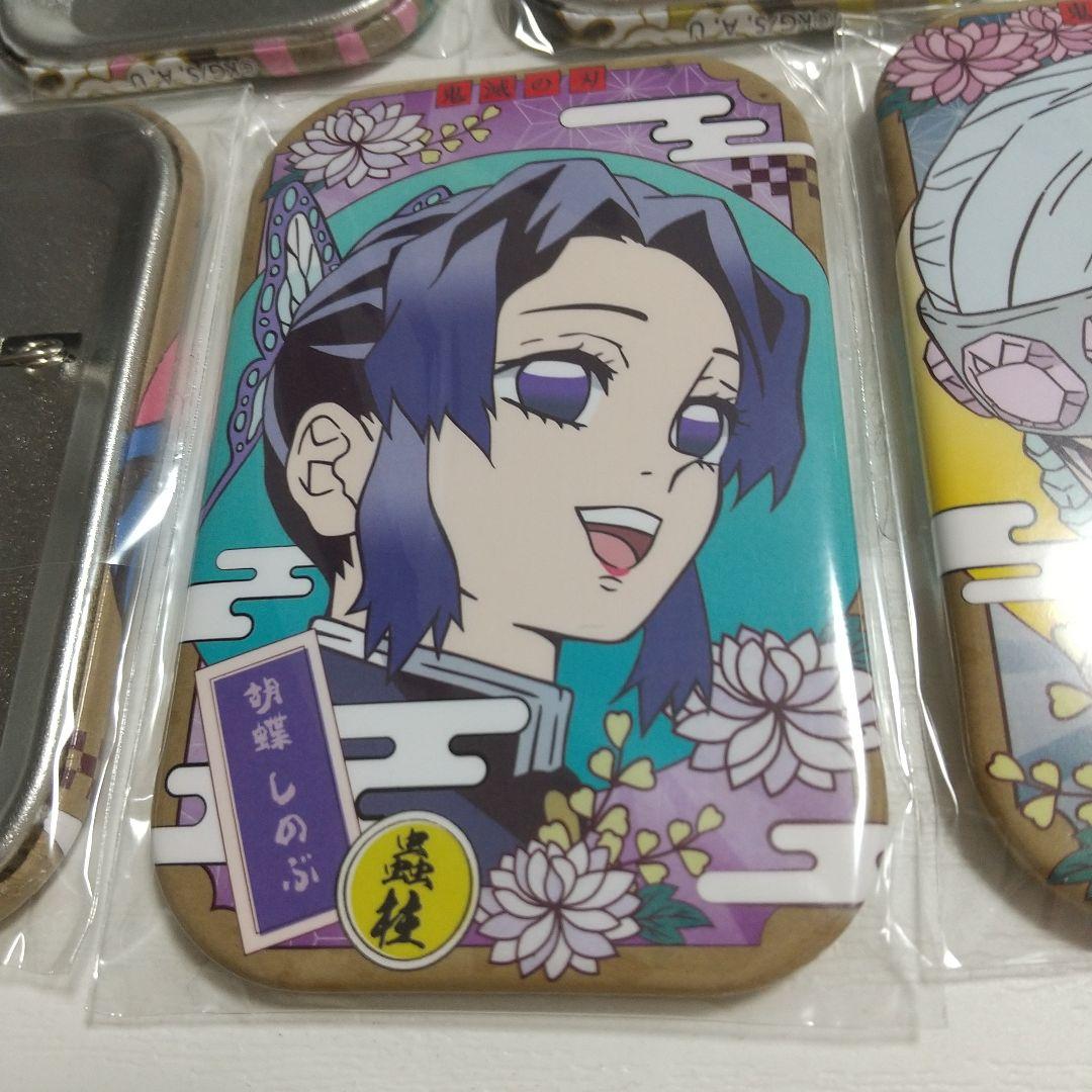 鬼滅の刃 まるかく缶バッジ 9個セット まとめ売り 時透無一郎 胡蝶しのぶ