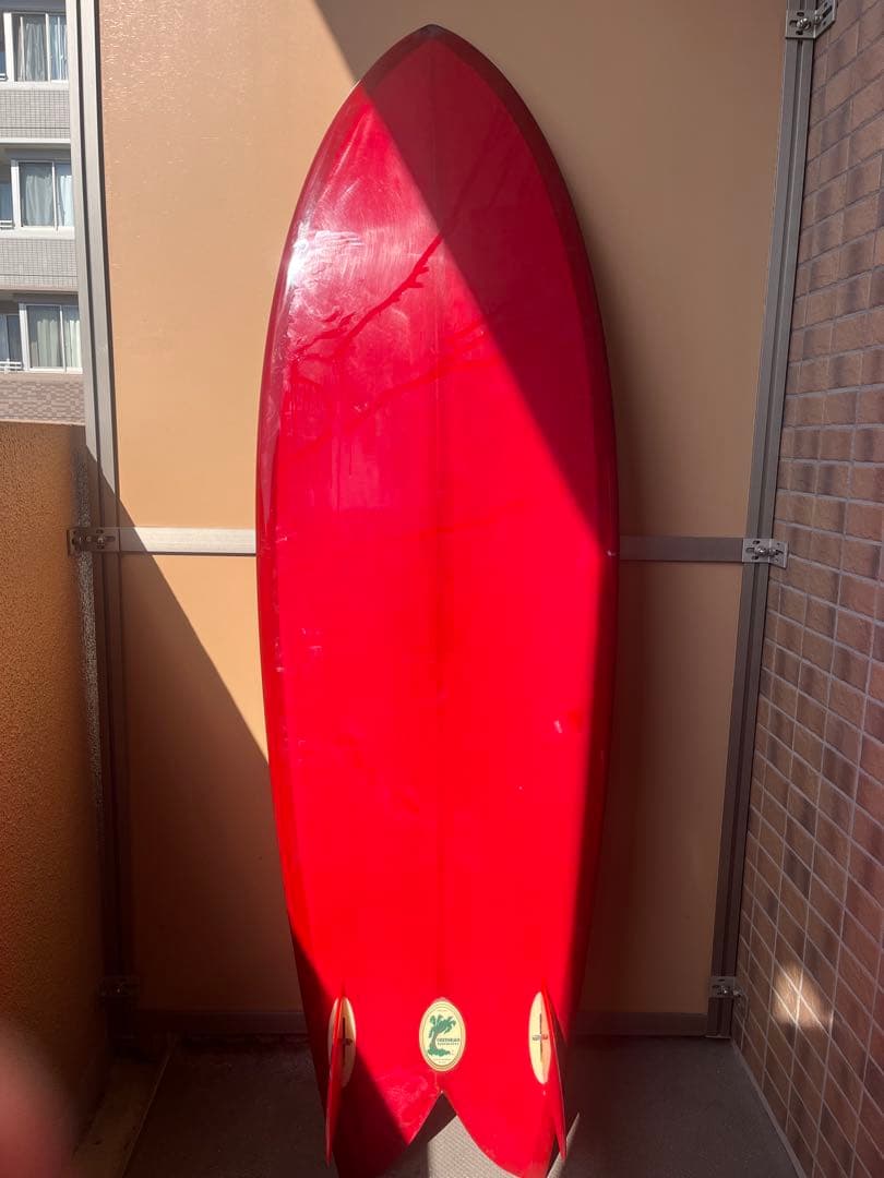 リッチパベル5'8\" レトロフィッシュ　ツインフィン