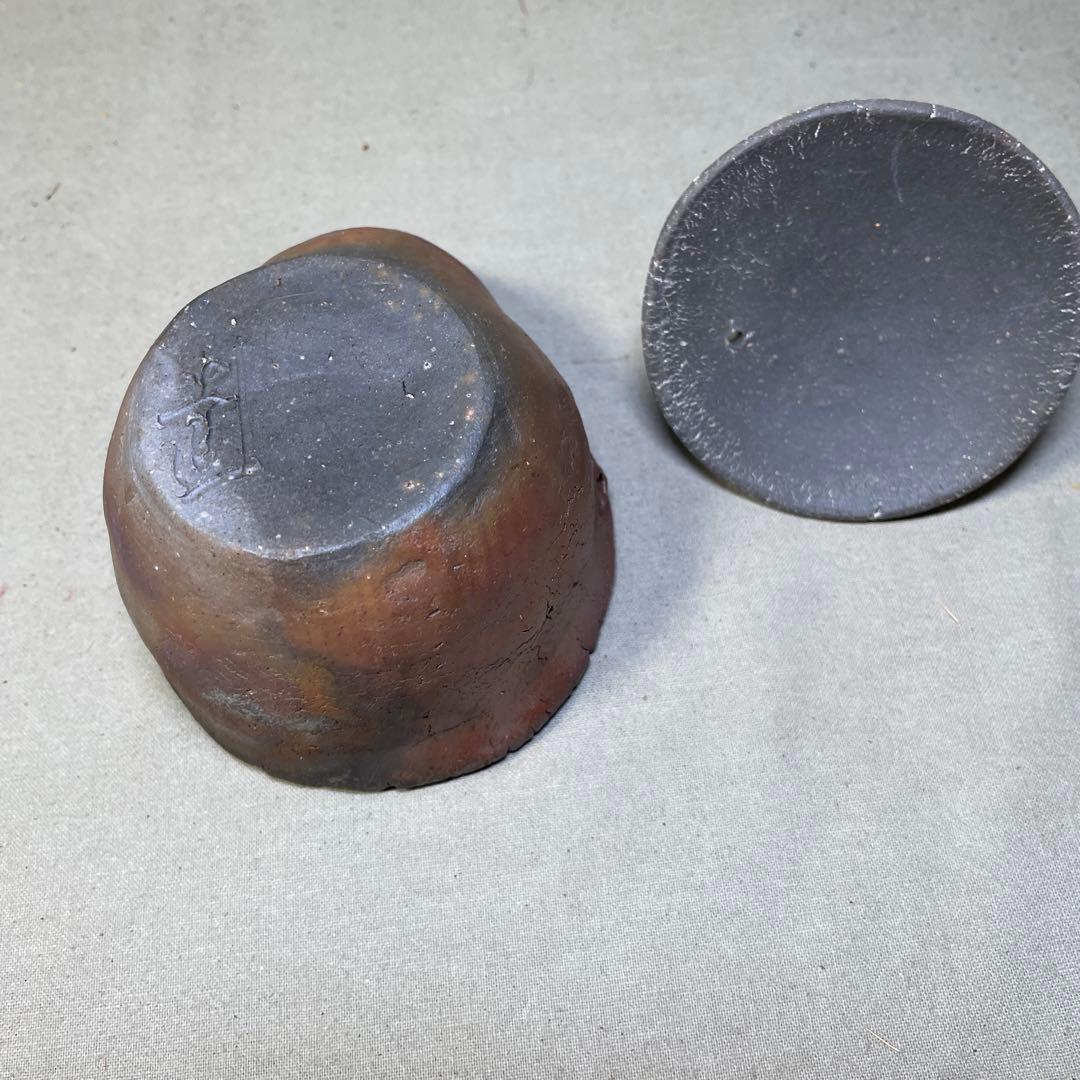 ト*ン様 備前焼　備前手造り龍宝瓶　獅子宝瓶 在銘 ２点セット 煎茶器 急須 煎