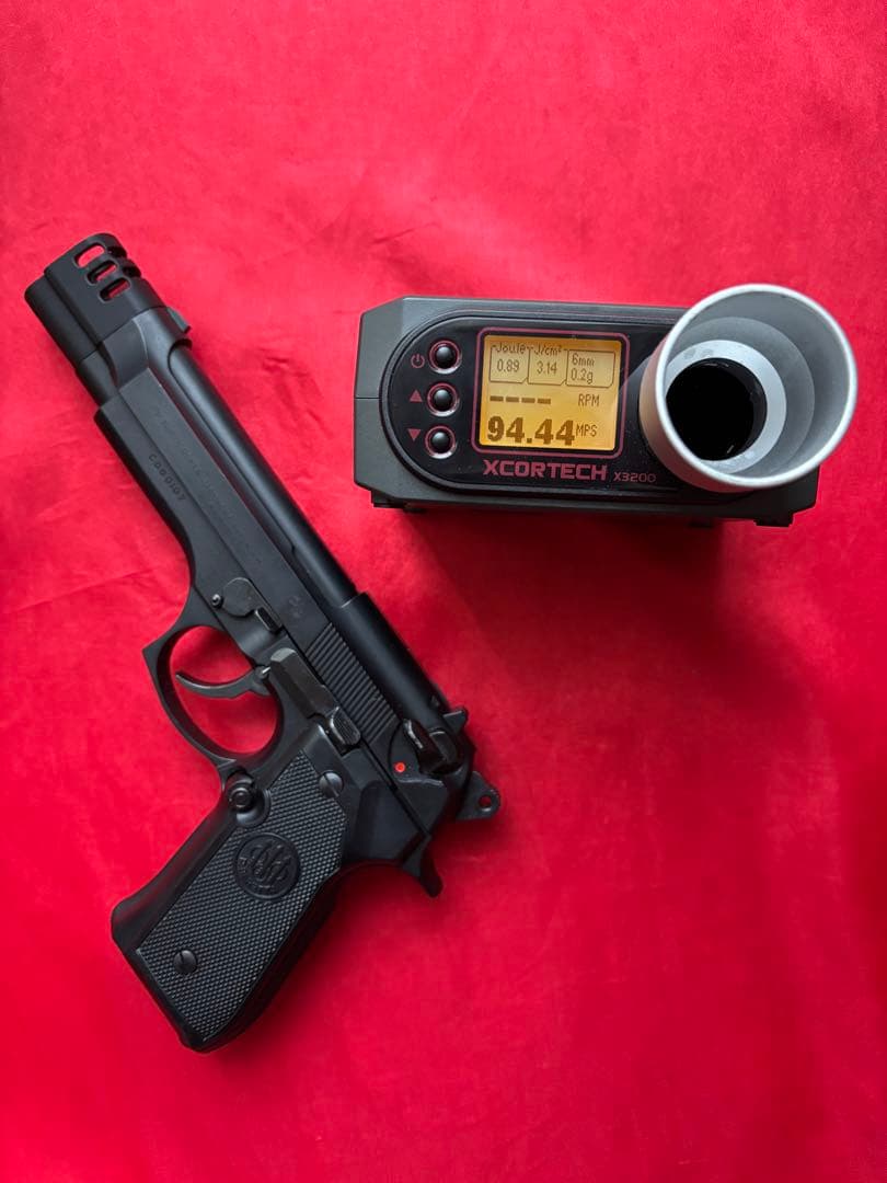 マルシン　ベレッタM92F コンペンセイターカスタム　動作ok 固定スライド