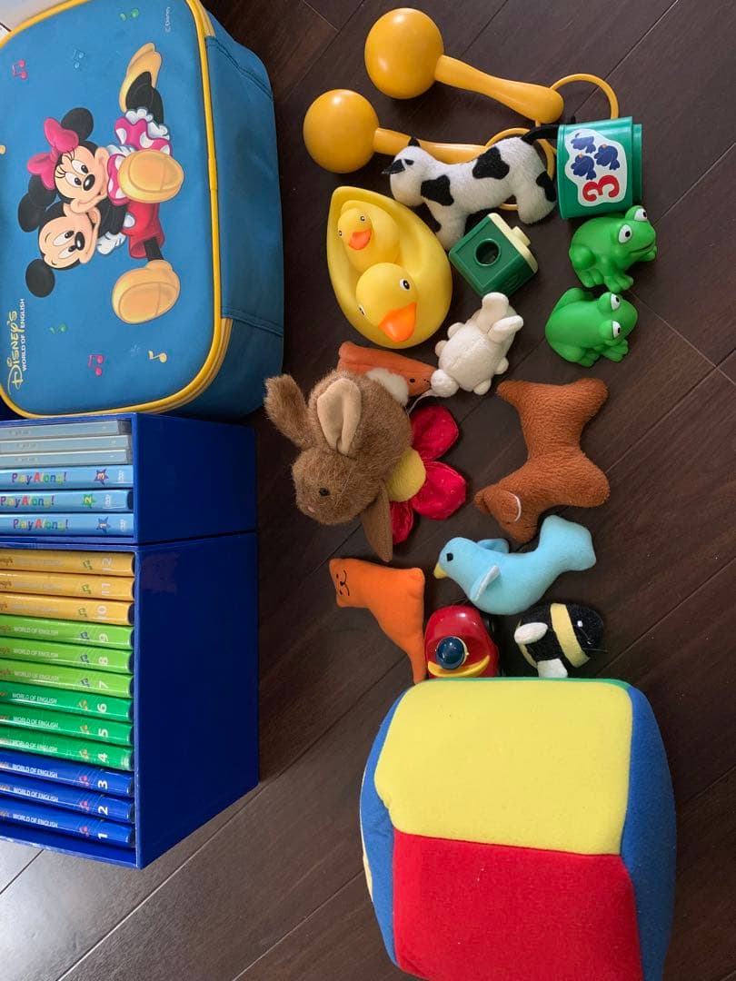 DWE ディズニー英語システム シングアロング DVD CD 12巻等