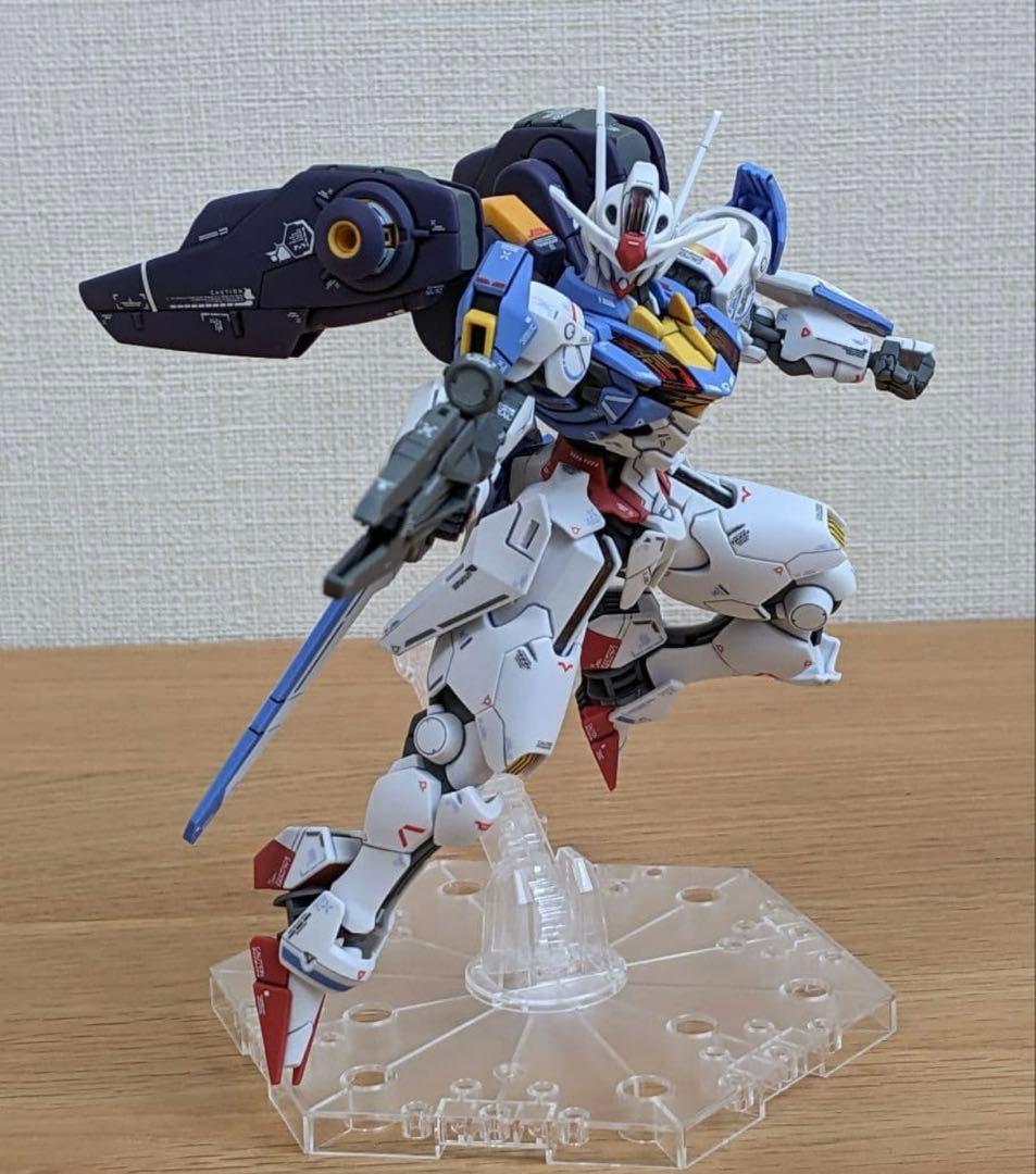 ガンプラ　完成品　1/144　HG　ガンダムエアリアル(フライトユニット装備付)