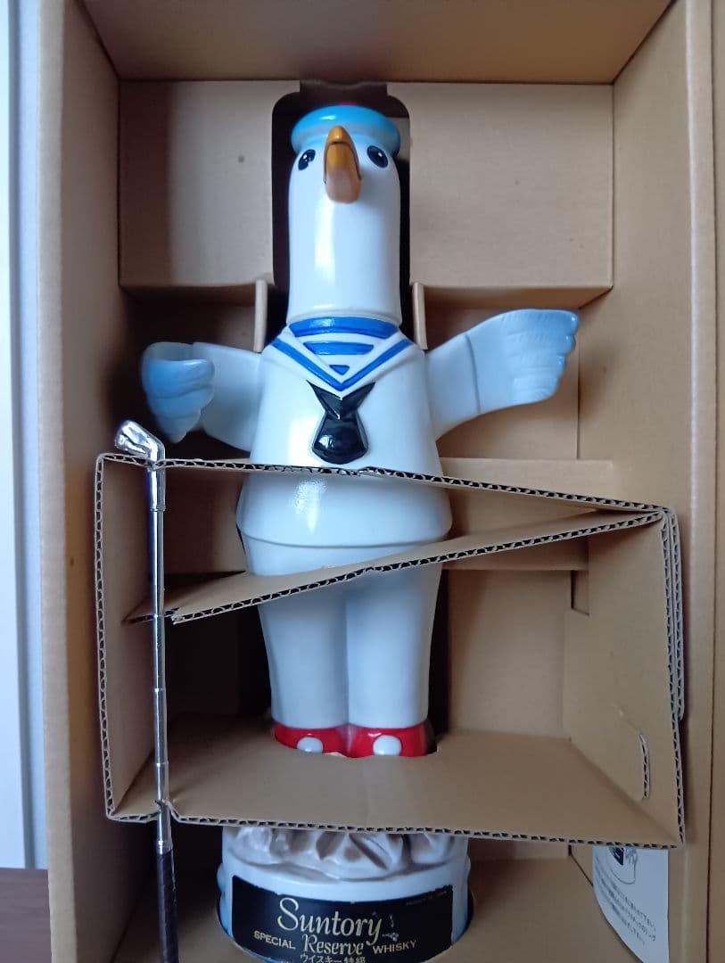 【付属品完品】サントリーオープン84 スペシャルリザーブ ウイスキー 陶器ボトル