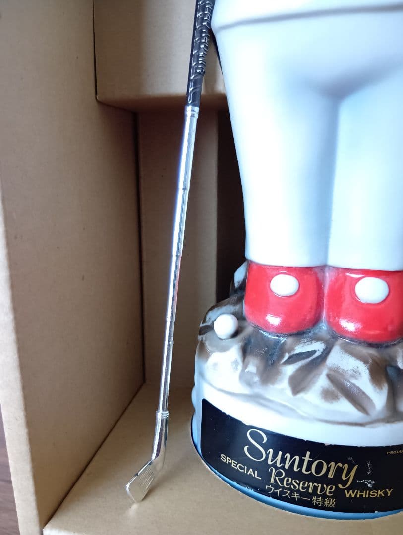 【付属品完品】サントリーオープン84 スペシャルリザーブ ウイスキー 陶器ボトル