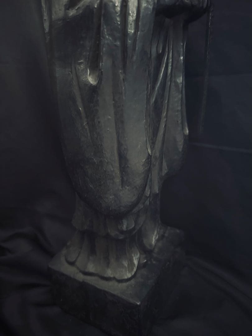 聖徳太子 銅製 像 高さ53cm 板坂辰治氏作/アンティーク