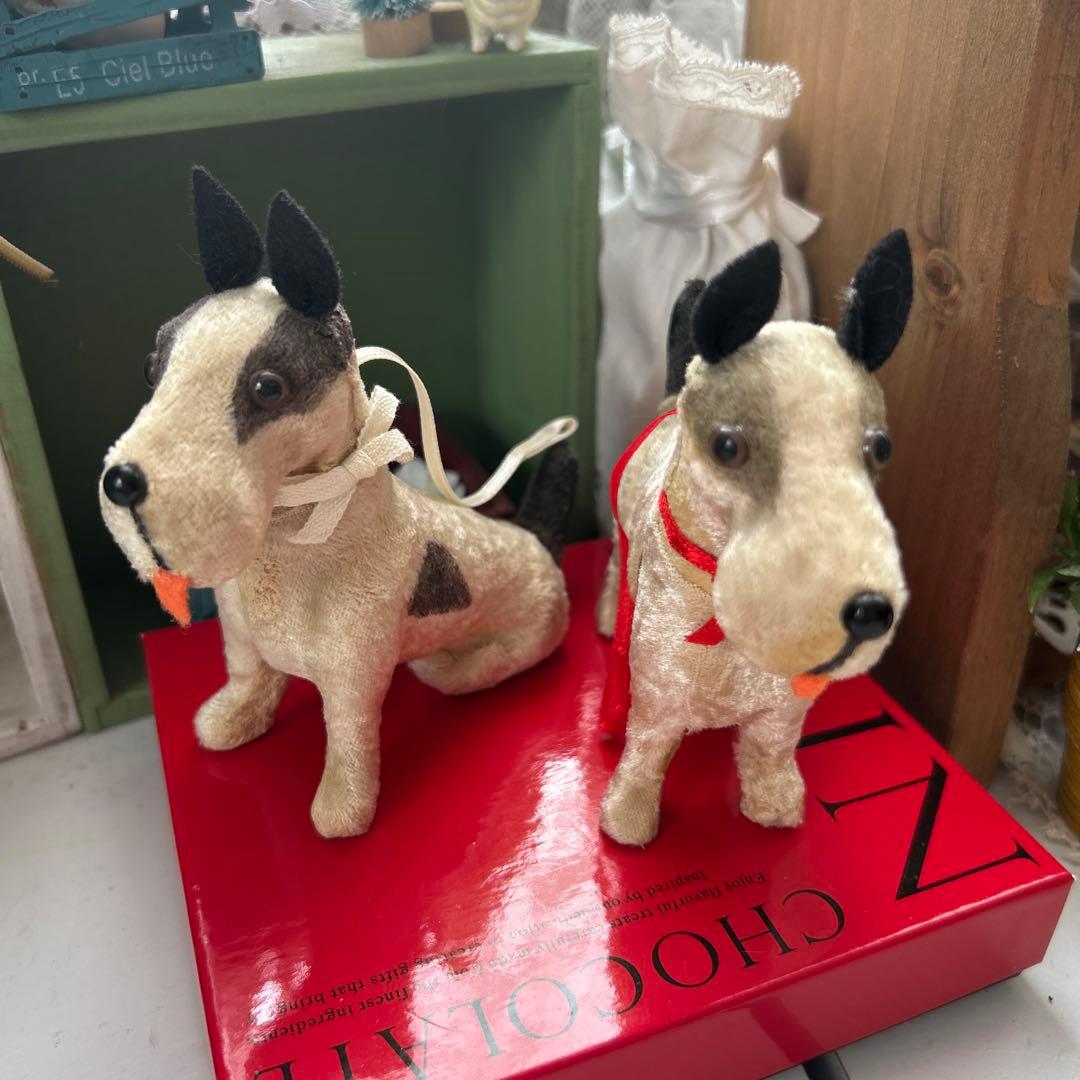 ビンテージお座りフォックステリア