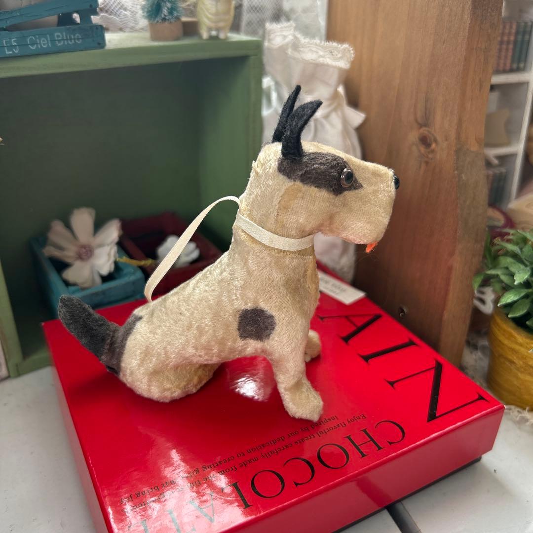 ビンテージお座りフォックステリア