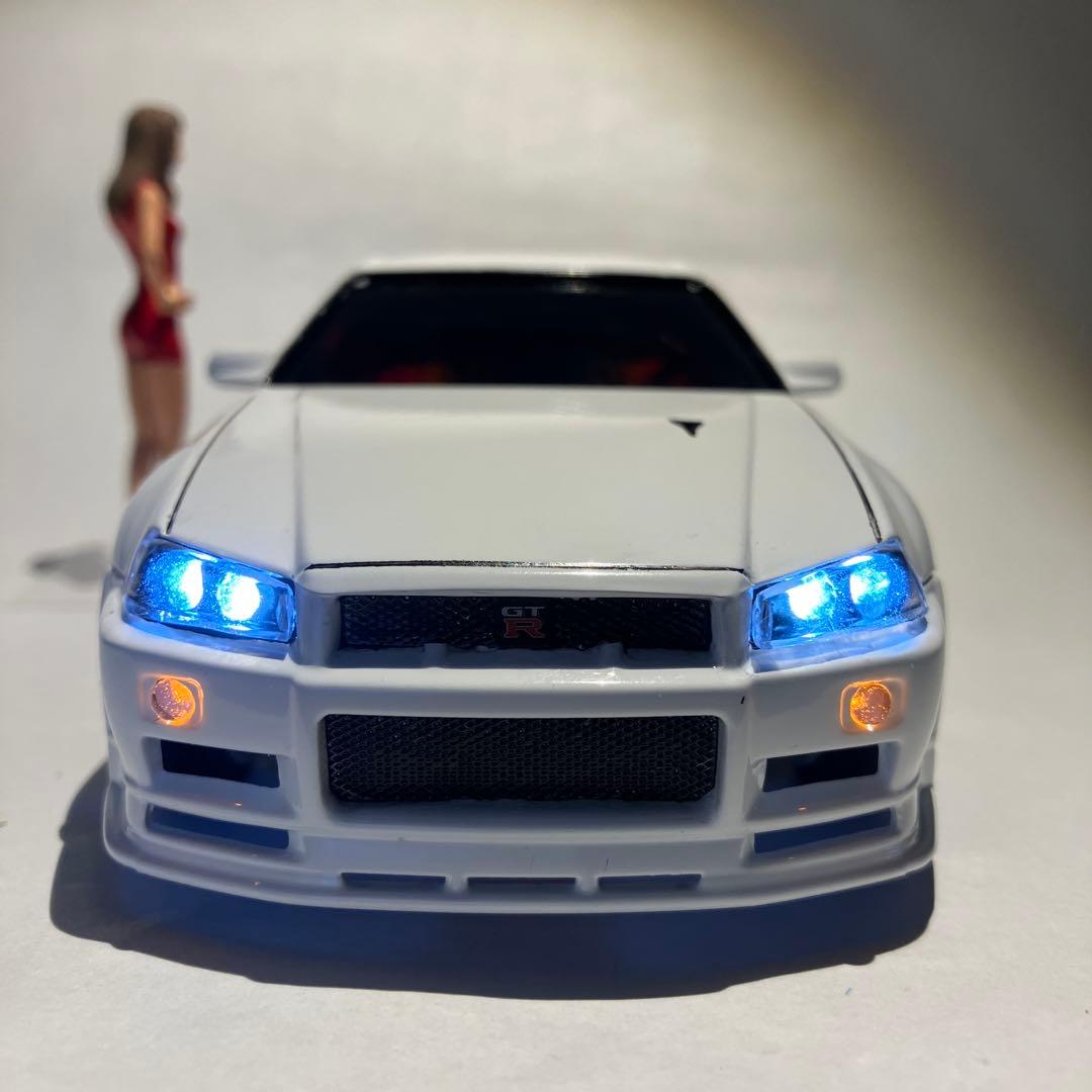 京商　ミニッツAWDボディ、マウント、ホイール、LED