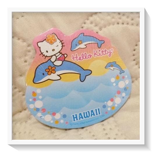 【新品未開封】激レア　日焼けキティ　ハワイ限定　メモ帳4冊