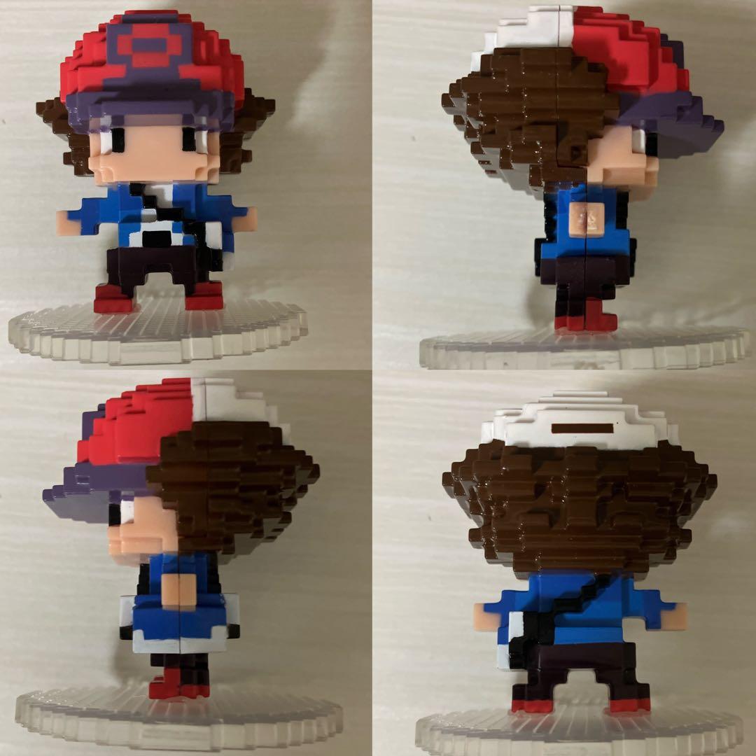 主人公　トウコ　トウヤ　チェレン　ベル　ゲームドット　フィギュア　缶バッジ