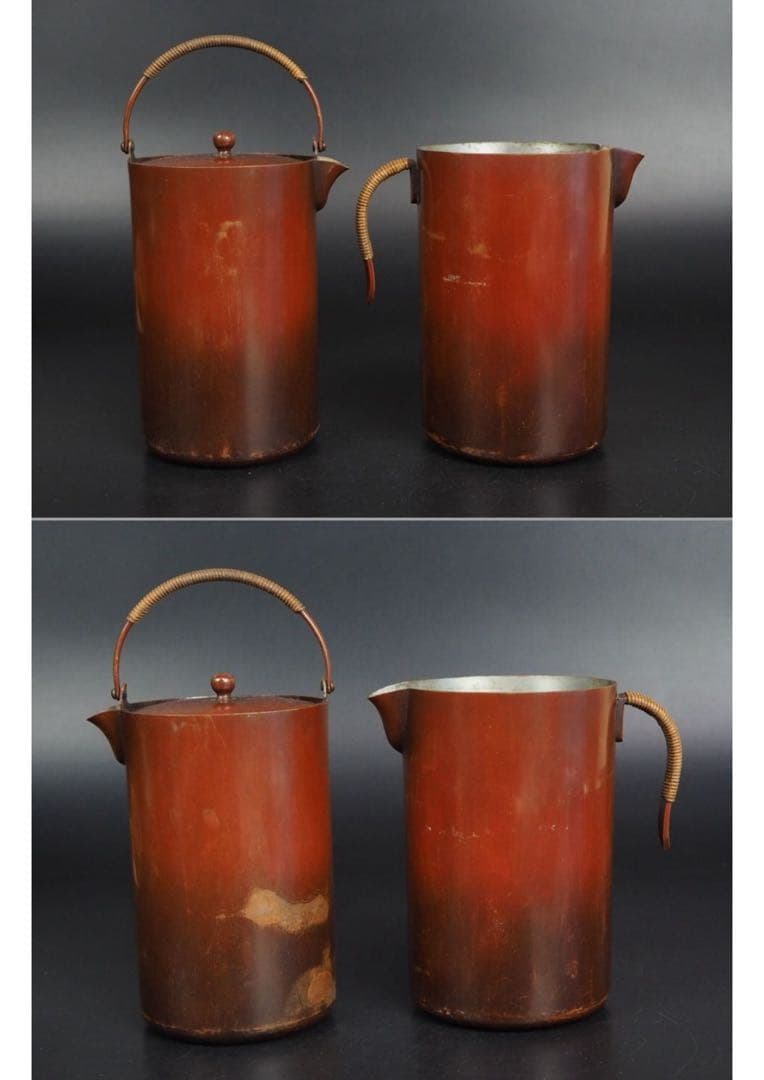 送料無料江戸天保9年道光18年相当京都の名工7代金屋五良三郎造緋毛類銅提炉共箱