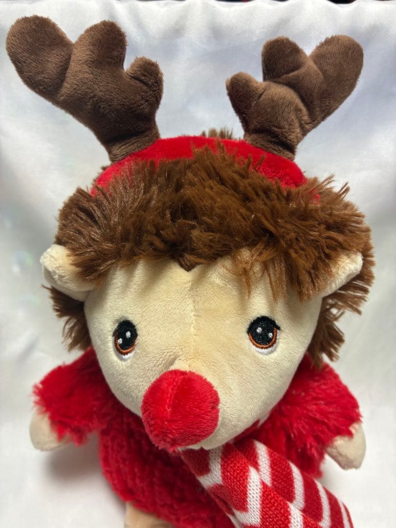 稀少　Keel Toys Keeleco ぬいぐるみ クリスマス衣装　ハリネズミ