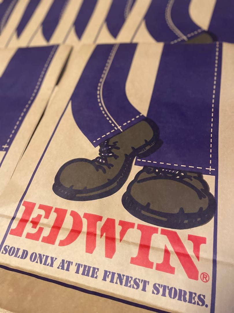 デッドストック　EDWIN 9枚　紙袋　エドウィン