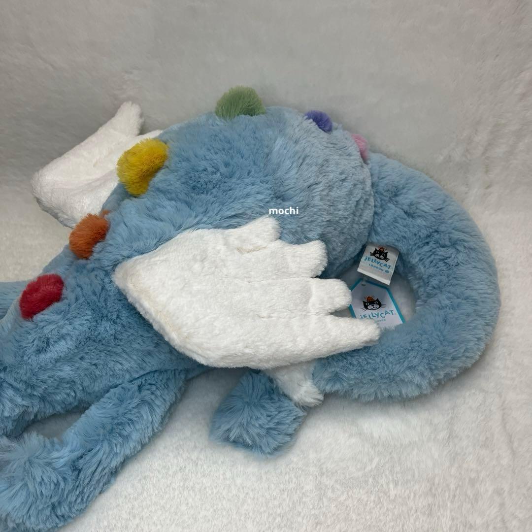  Sky Dragon ドラゴン 水色 ぬいぐるみ新品タグ付き