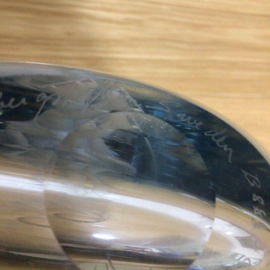 スエーデン　作家物　ガラス製　　スケーター　少女