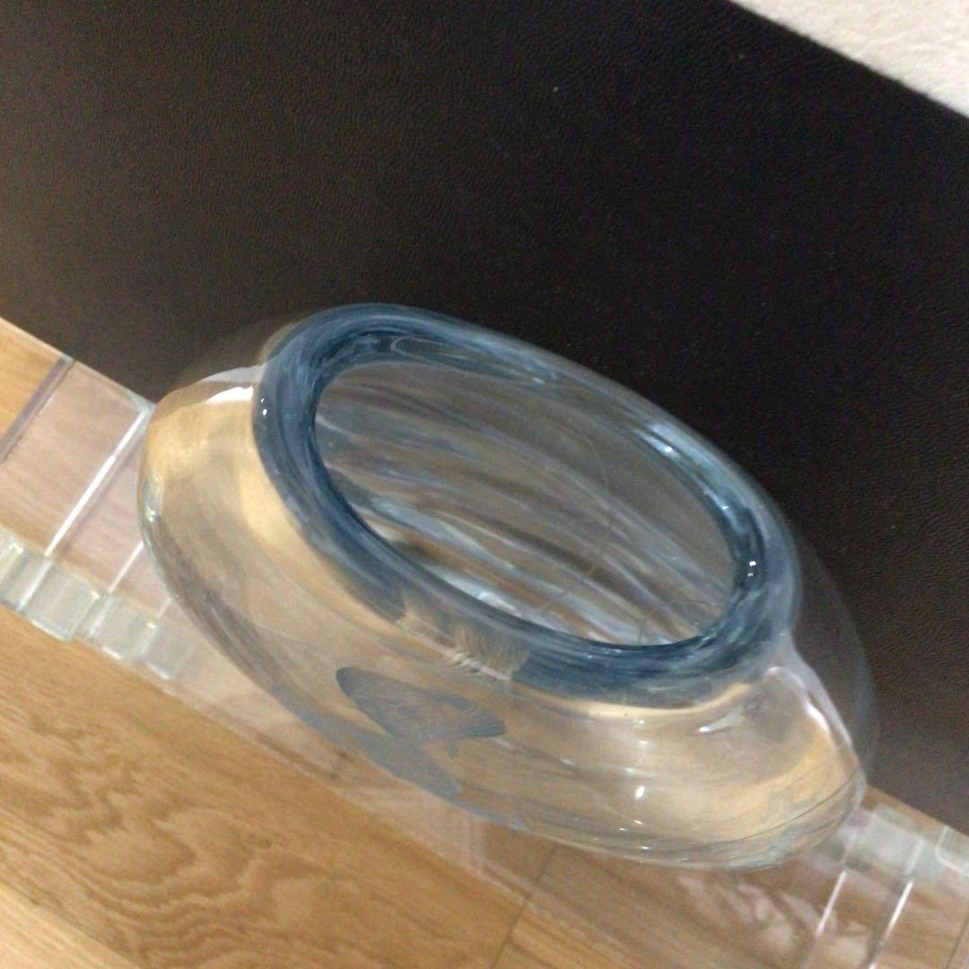 スエーデン　作家物　ガラス製　　スケーター　少女