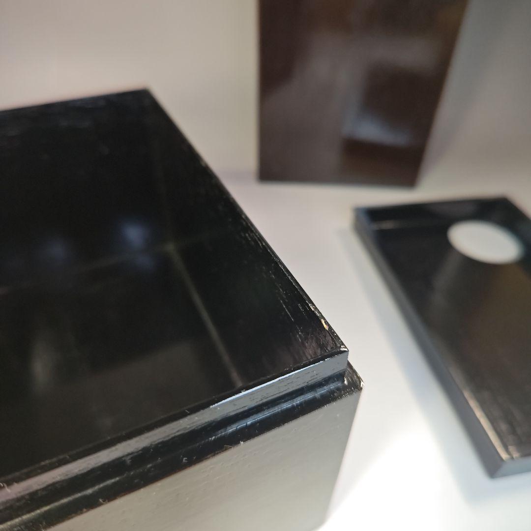 イ793 茶箱『茶箱一式　棗　振出　茶碗　香合　漆塗箱』茶道具