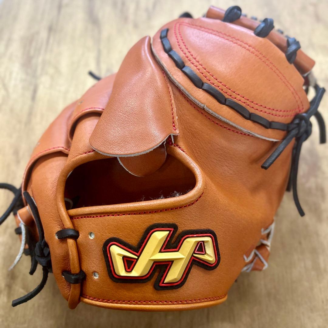 【大特価】ハタケヤマ キャッチャーミット 硬式用 PBW-M02 刺繍なし