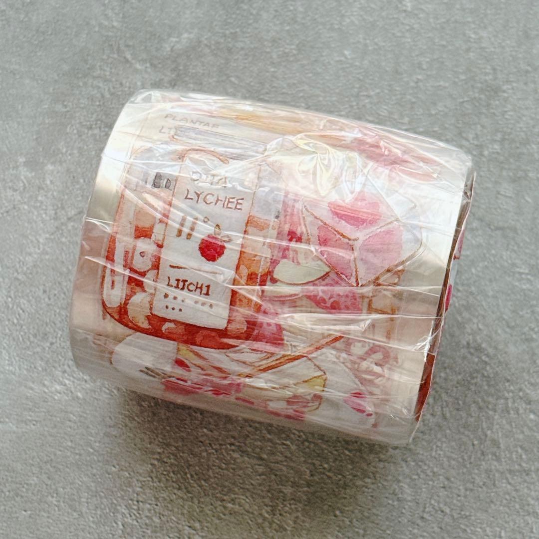 醒醒文创《水果图鉴》海外マスキングテープ　マステ 【2435】