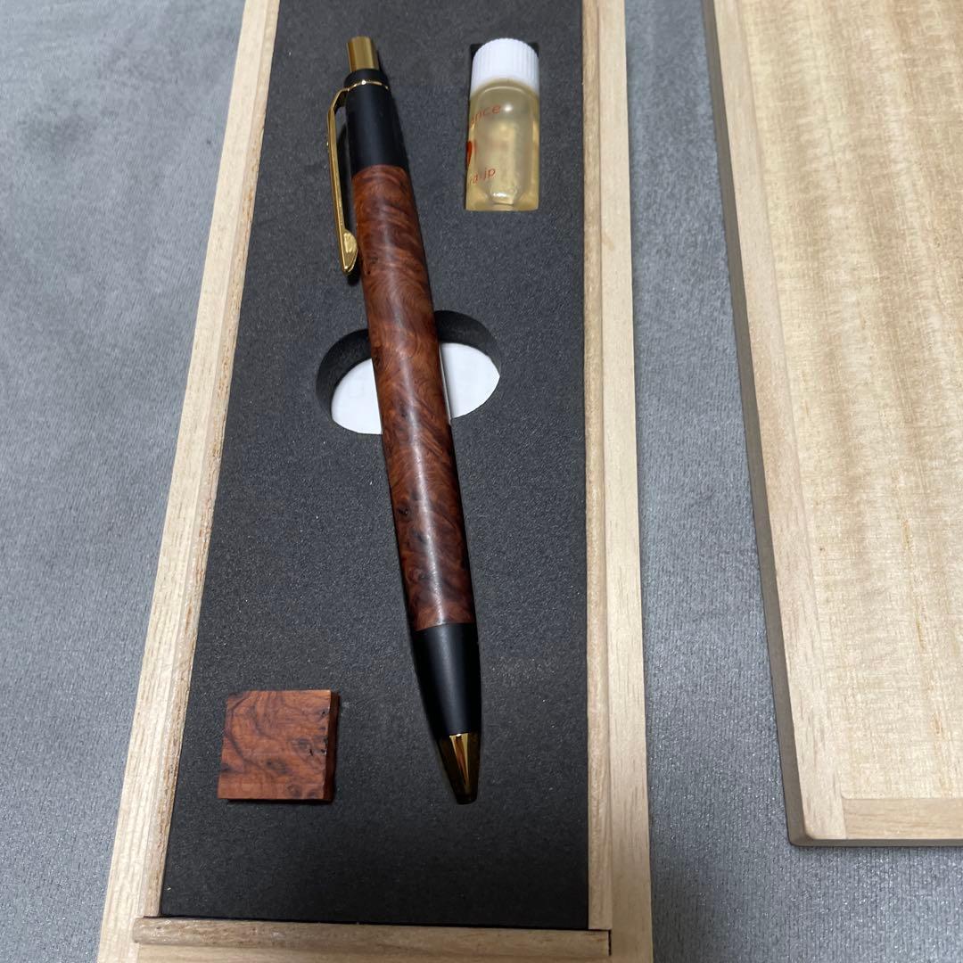 野原工芸　特上花梨瘤杢　シャーペン