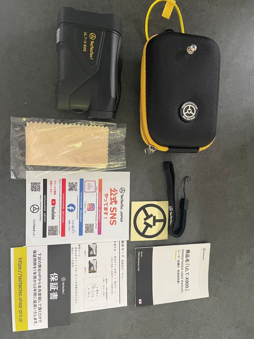 TecTecTec! UL-T X 800 ゴルフ用距離計