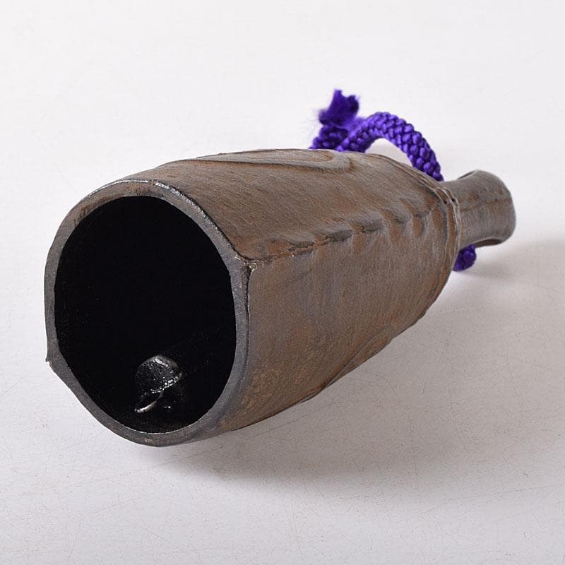 南部鉄器　釜師　鈴木盛久造　南部砂鉄鈴　手振り鈴　共箱　C　R8151