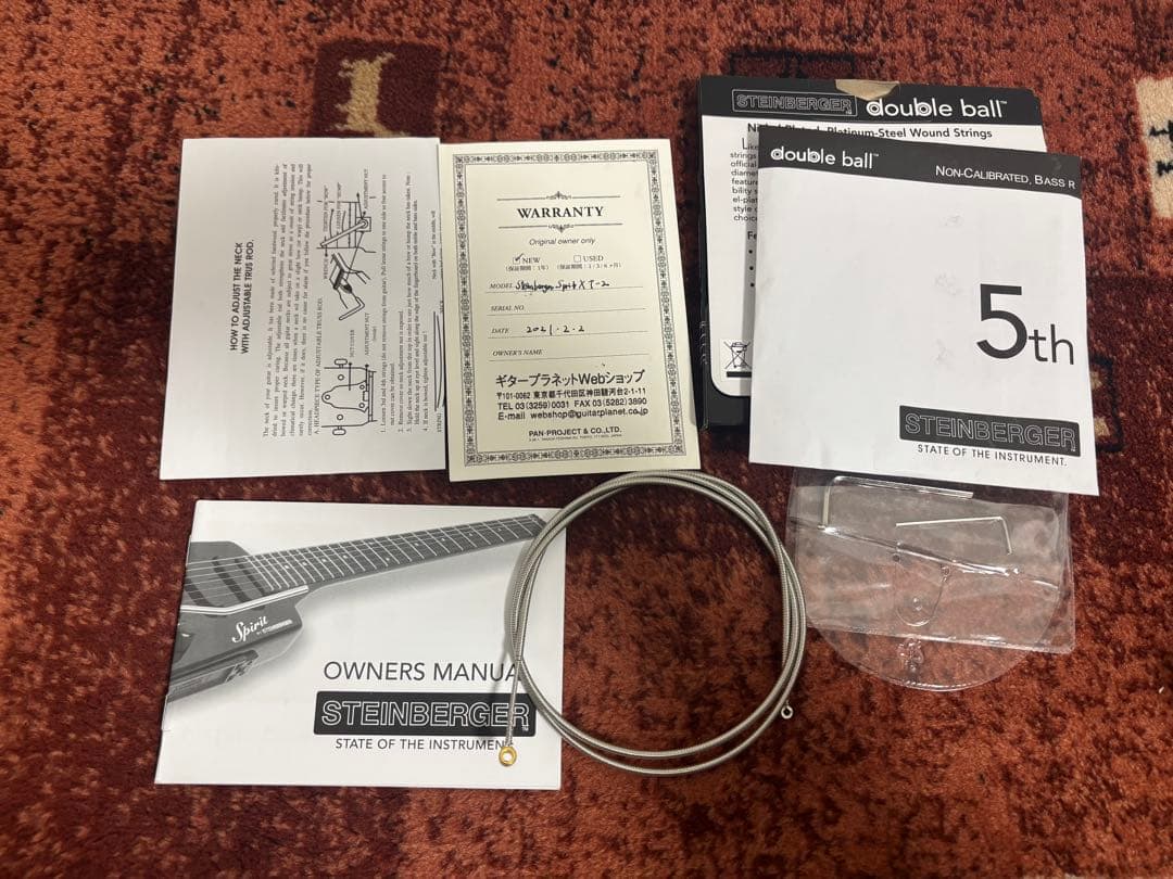 Spirit XT-2 Standard Bass ホワイト付属品付き