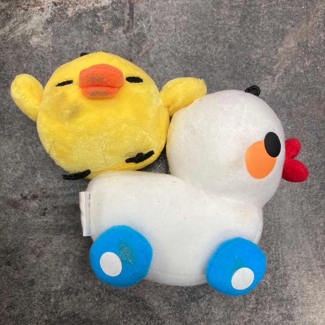 リラックマ　黄色いとり　ぬいぐるみ　コップ　お弁当箱