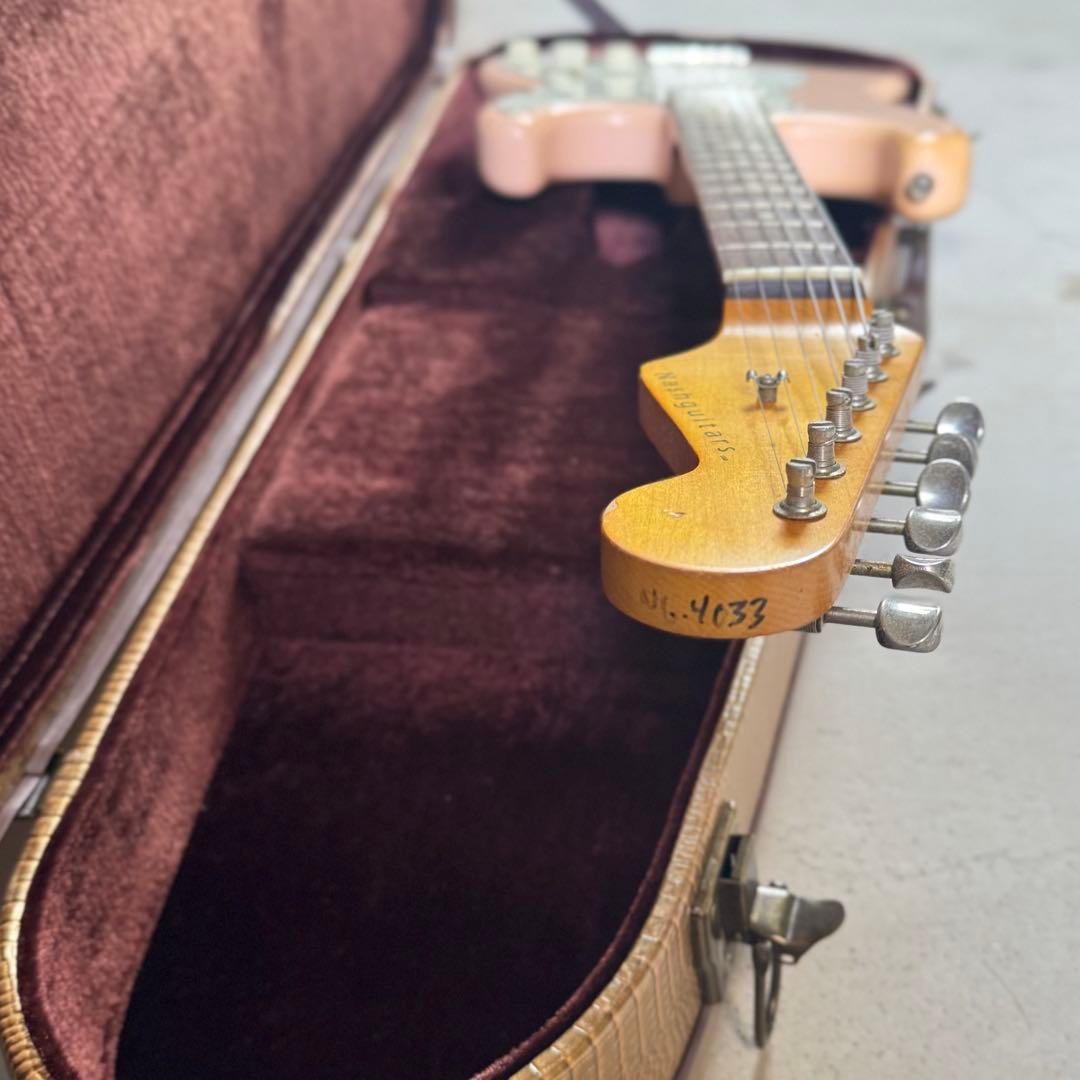 【最終値下げ】NASH GUITARS S-63 (Shell Pink)