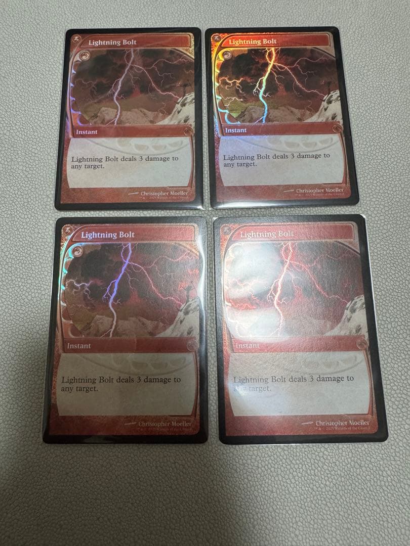 MTG 稲妻（MagicConFestival Box）英語版Foil 4枚