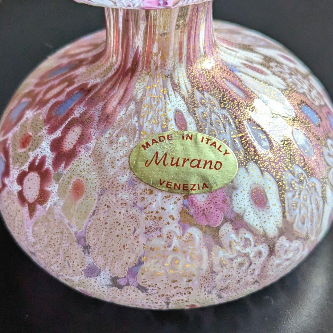 perfume bottle・MURANO，ミルフィオリ・イタリア製