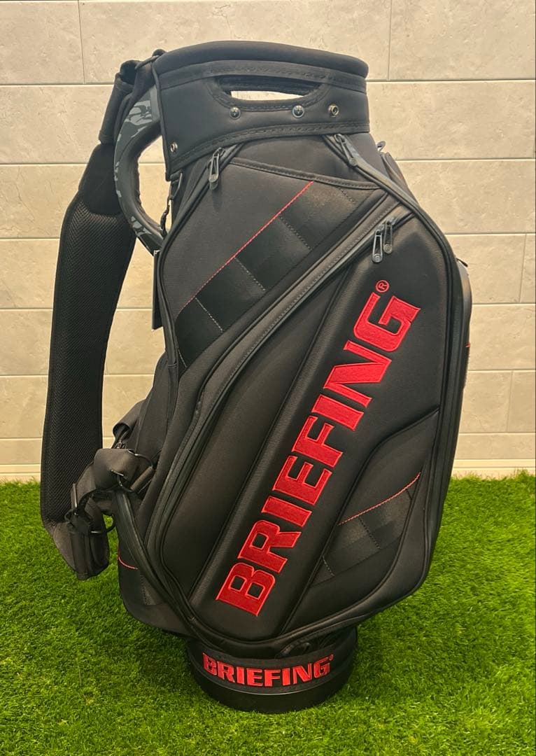 (美品・レア) ブリーフィング ゴルフ キャディバッグ CR-3, 9.5型