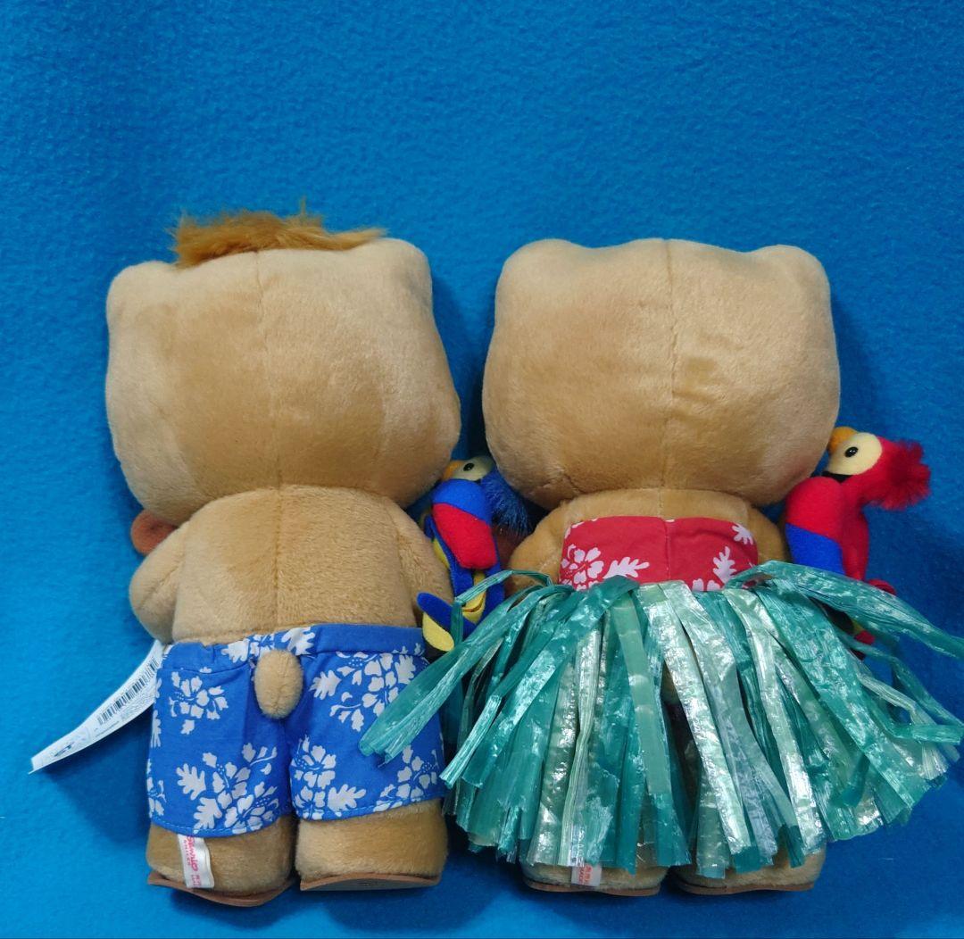 激レア☆ウクレレ持ってるキティ&ダニエル☆ガングロ日焼けキティ（M）☆2002