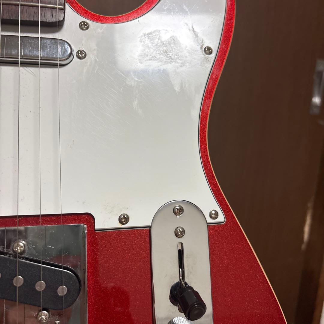 Bacchusテレキャスタータイプ キャンディアップルレッド